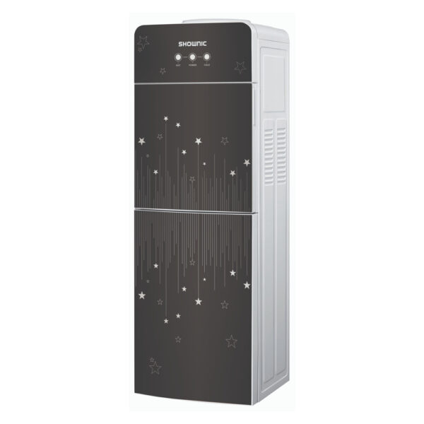 WATER Dispenser GLASS DOORS WITH Refrigerator - YT-R378BG